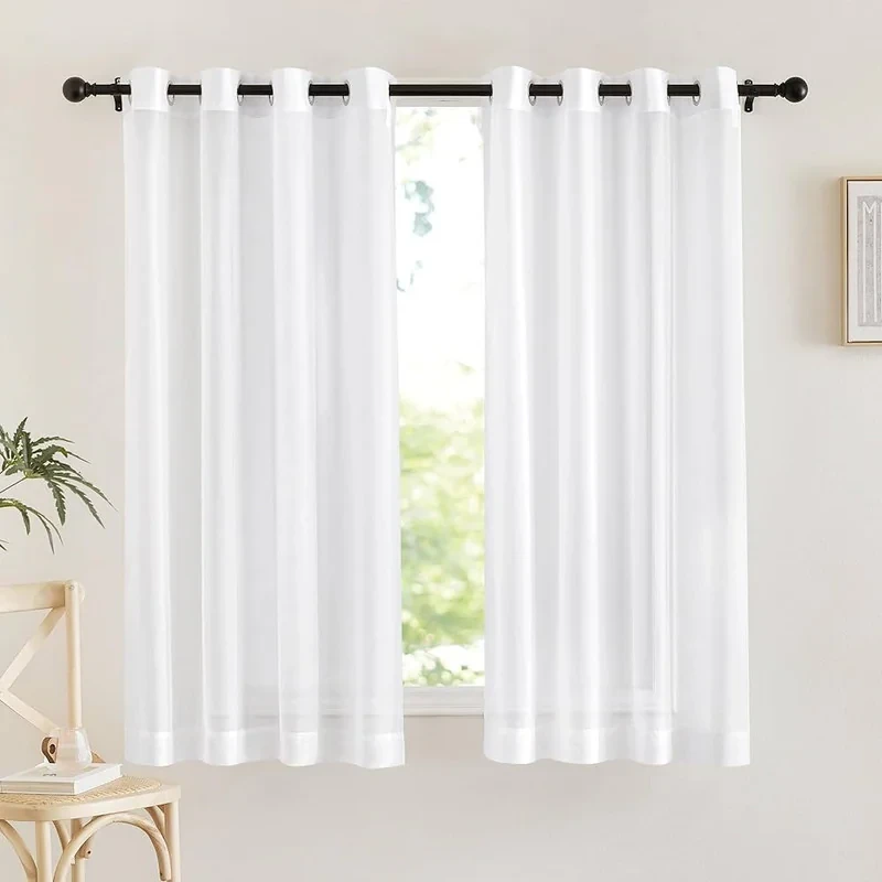 پرده تیکو دکو مدل حریر کلاسیک سایز 200x140 سانتیمتر مجموعه دو عددی