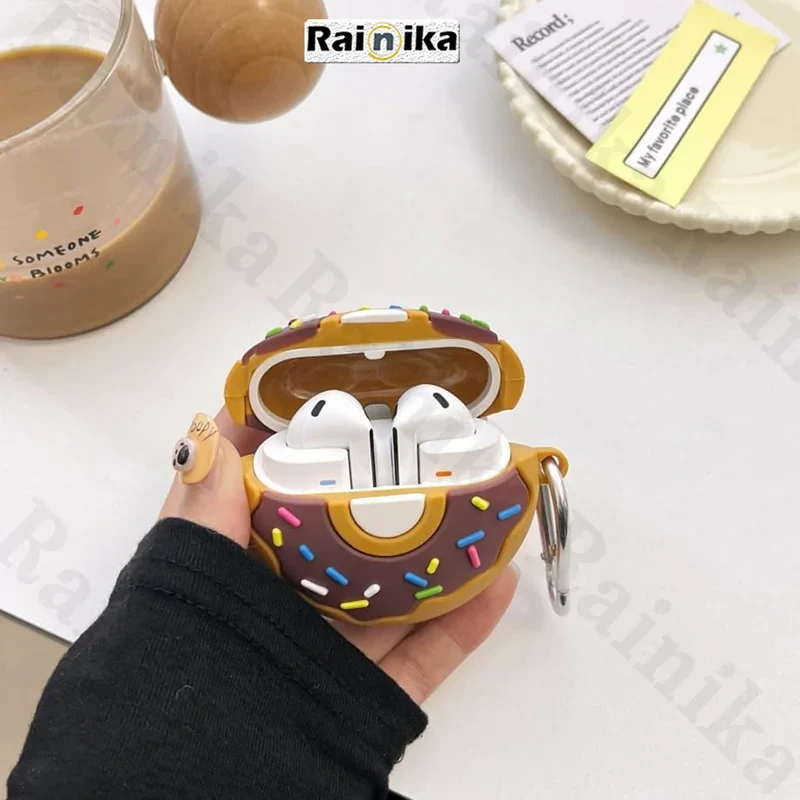 کاور رینیکا مدل Galaxy 3Pro Donut مناسب برای کیس هدفون سامسونگ Galaxy Buds 3  Buds 3 Pro (2024)  Buds 3 Fe (2025)