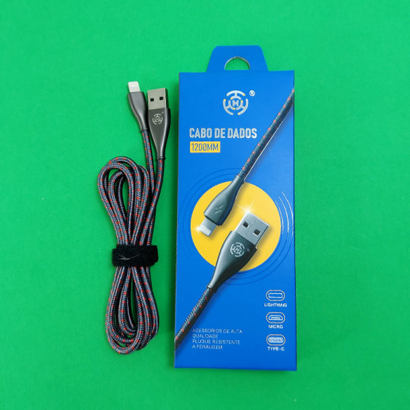 کابل تبدیل USB به لایتنینگ مدل Vooc-1200 طول 1.2 متر