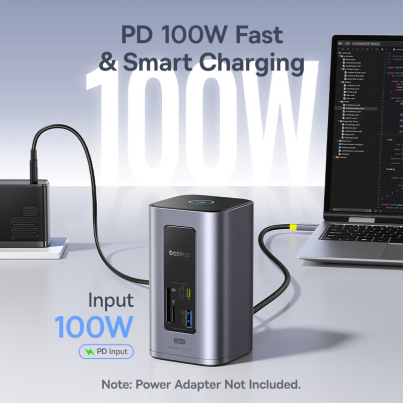 هاب 12 پورت USB-C بیسوس مدل BS-OH198