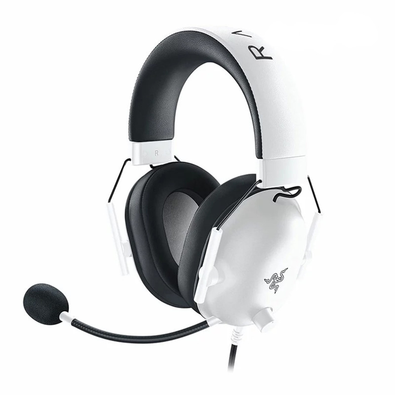 هدست گیمینگ بلوتوثی ریزر مدل BlackShark V2 X با نویز کنسلینگ بدنه، نویز کنسلینگ میکروفون (ENC)، اتصال از طریق جک 3.5 میلی‌متری، دارای صدای فراگیر 7.1 کاناله، دارای تکنولوژی صدای 360 درجه