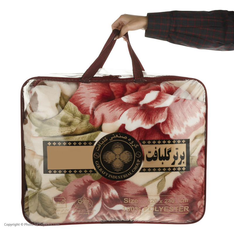پتو برتر گلبافت کد 126-32 سایز 220 × 240 سانتی متر