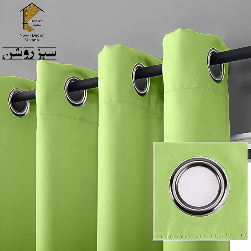 پرده نوین دکور سیلوانا مدل لاکچری 3 سایز 280 × 300 سانتی متر