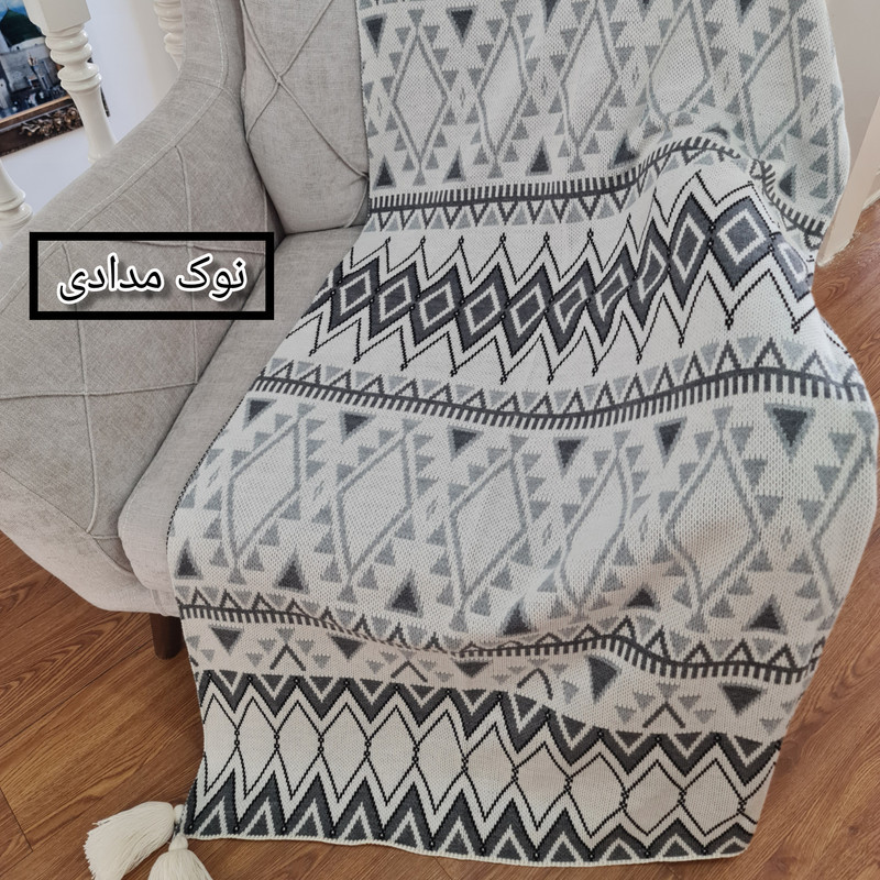 شال مبل مدل بوهو کد 1 سایز 170×140 سانتیمتر