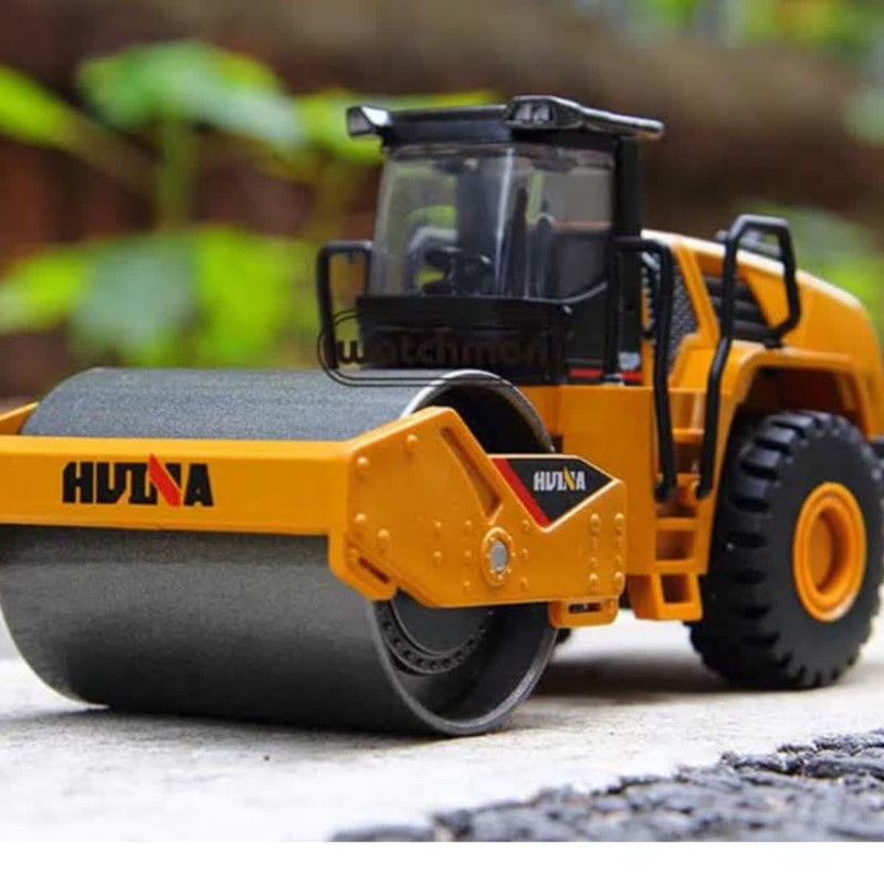 ماکت ماشین ناب سل مدل غلطک فلزی راهسازی هوینا کد HUINA 1715 ROAD CONSTRACTION  METAL ROAD ROLLER SCALE 1:50