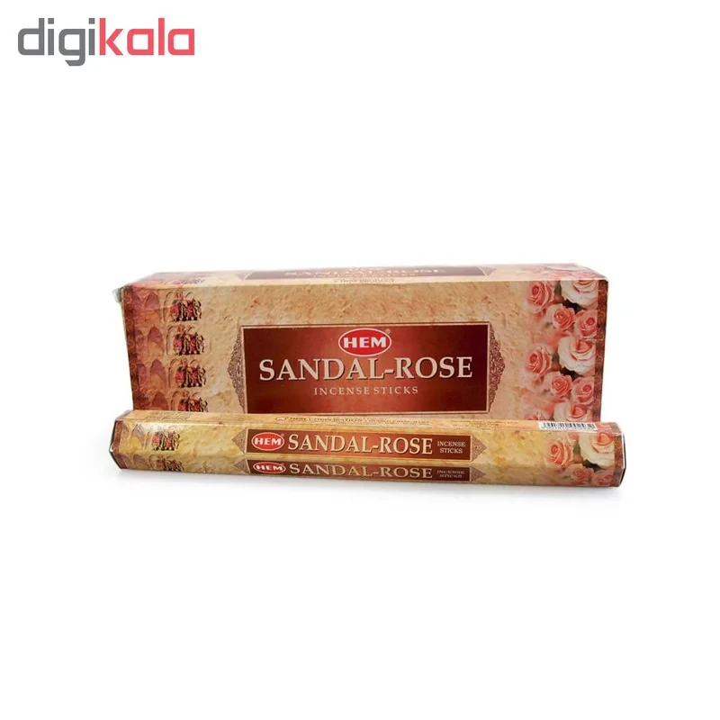 عود خوشبو کننده هم مدل Sandal Rose بسته 20 عددی