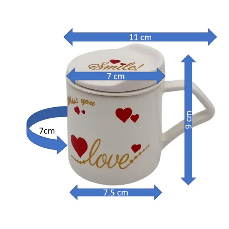 لیوان دمنوش ساز مدل اشکان کد 18244xlove گنجایش 160 میلی لیتر
