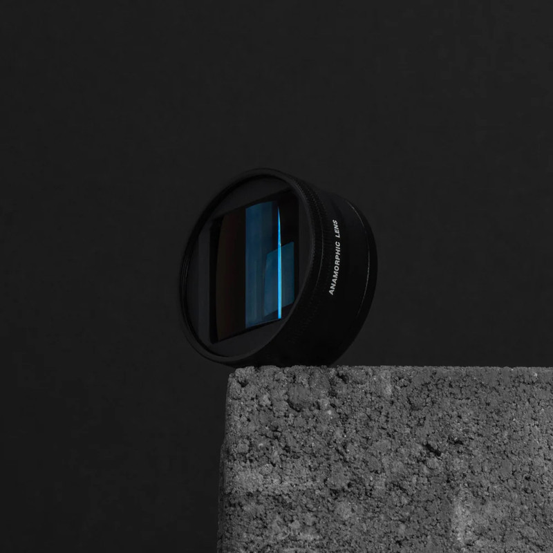 لنز کلیپسی موبایل سندمارک مدل Anamorphic 1.55x (Blue Flare)