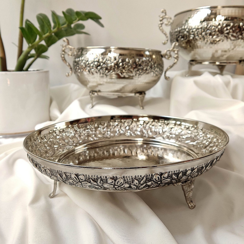 شیرینی خوری مسی مدل اطلس کد  ZH434.2