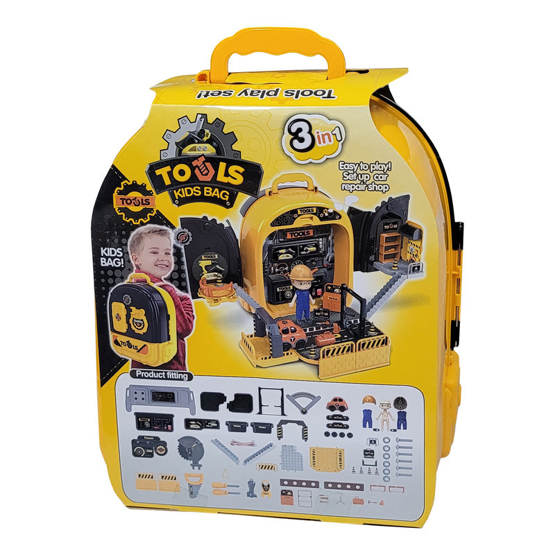 ست اسباب بازی ابزار مدل TOOLS KIDS BAG طرح چمدان