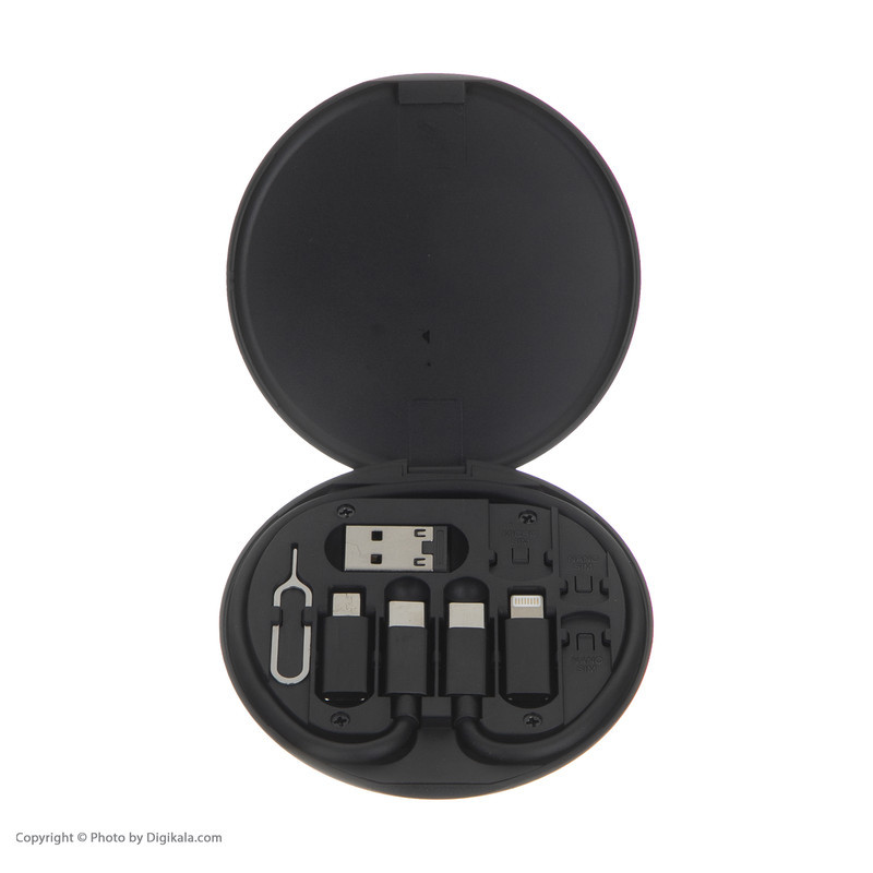 کابل تبدیل USB-C به USB-C  لایتنینگ  USB  micro USB تسکو مدل TCRA 1500 طول 0.22 متر