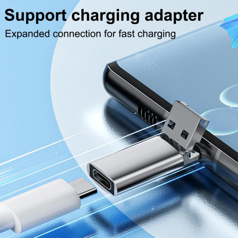 مبدل USB-C 3.0 OTG به USB MICROUSB لایتنینگ مدل IPAND3000M
