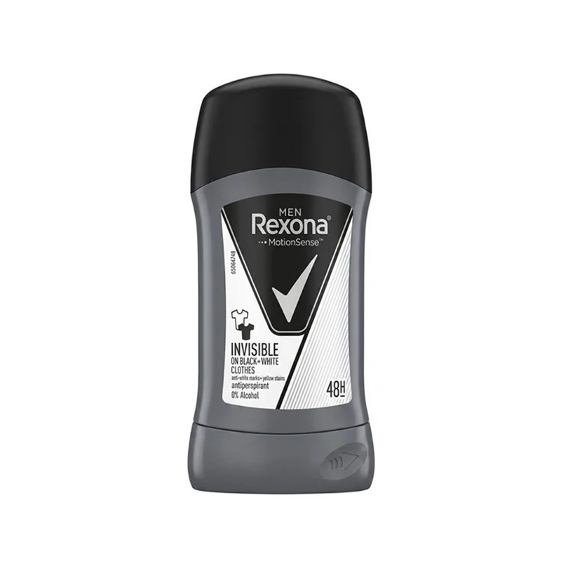 استیک ضد تعریق مردانه رکسونا مدل Invisible Black + White وزن 40 گرم