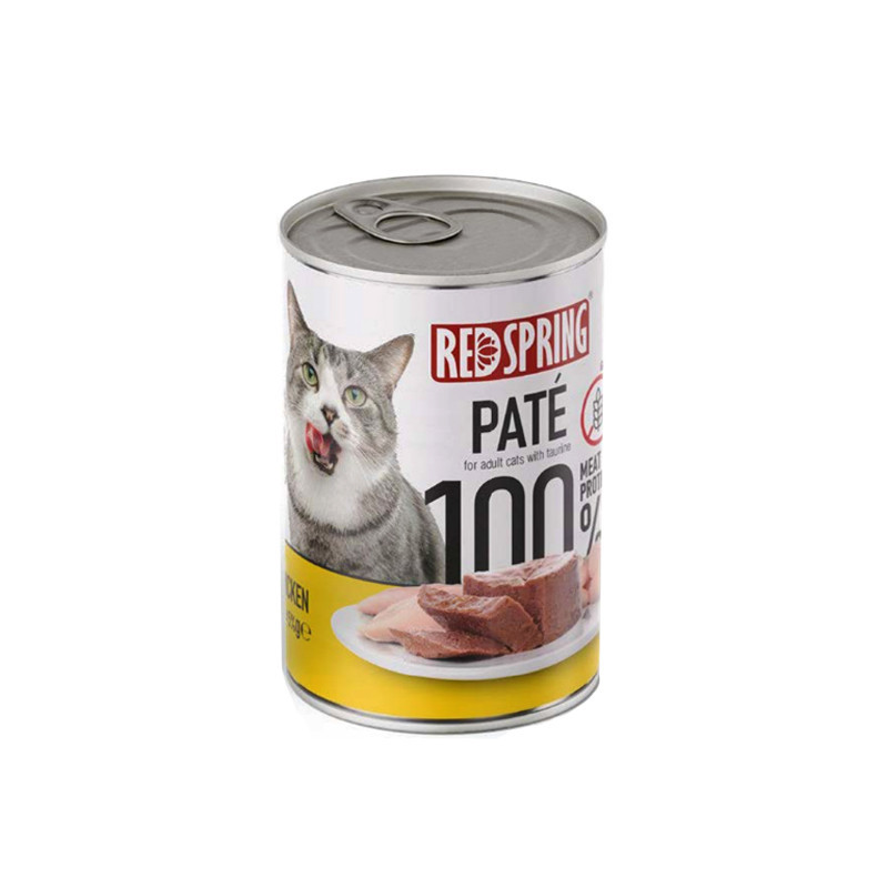 کنسرو غذای گربه رداسپرینگ مدل Pate Pack با طعم بره، ماهی، مرغ،جگر و گوساله وزن 2.4 کیلوگرم بسته 6 عددی