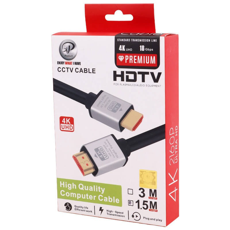 کابل HDMI ایکس پی-پروداکت مدل 4K طول 1.5 متر
