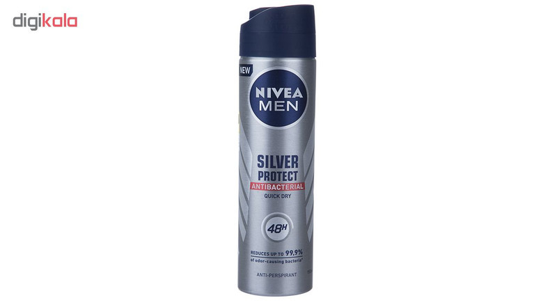 اسپری ضد تعریق مردانه نیوآ مدل Silver Protect حجم 150 میلی لیتر