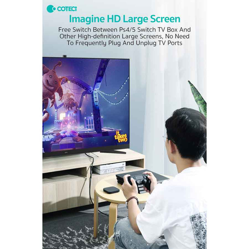 کابل افزایش طول HDMI کوتتسی مدل 87413 طول 1.0متر