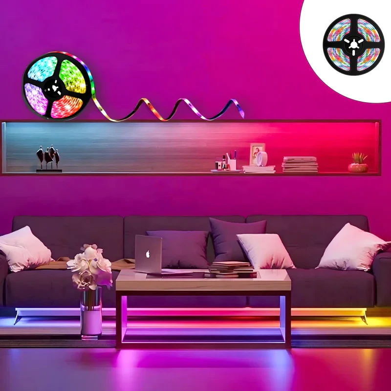 ریسه ال ای دی پرودو مدل RGB LIGHT STRIP  طول 5 متر