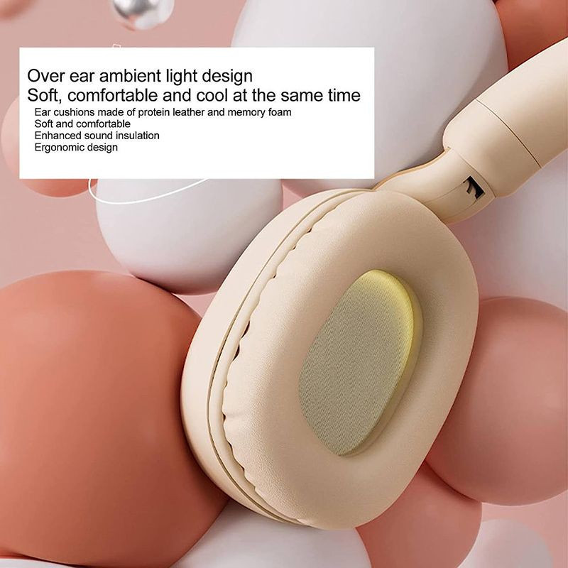 هدفون بی سیم مدل بچه گانه طرح گربه کد CA-037