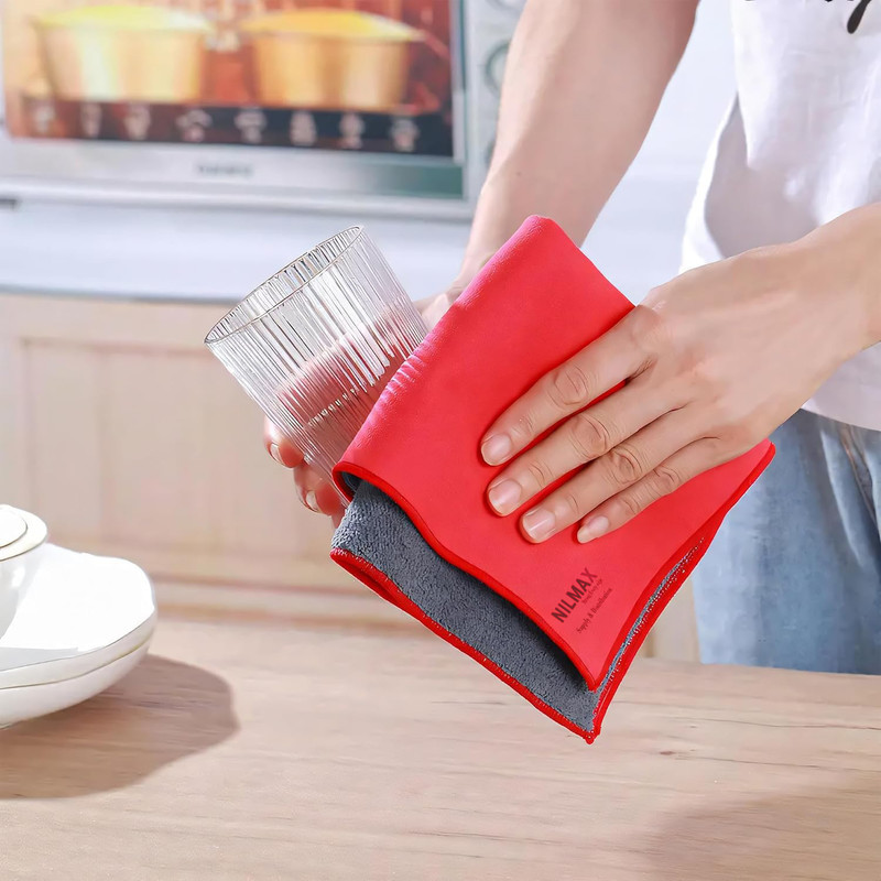 دستمال نظافت خانه و آشپزخانه میکروفایبر نیلمکس مدل HC 006 NILMAX