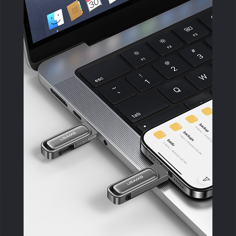فلش مموری یوسمز مدل zb346 ظرفیت 32 گیگابایت با رابط USB Type-C