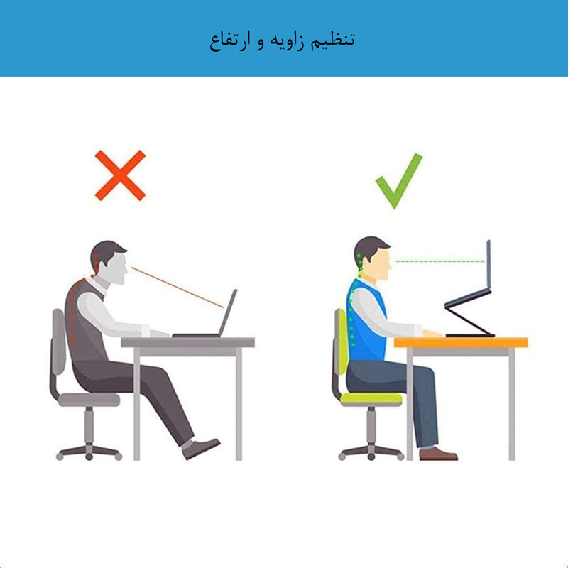 پایه نگهدارنده لپ تاپ مدل B02