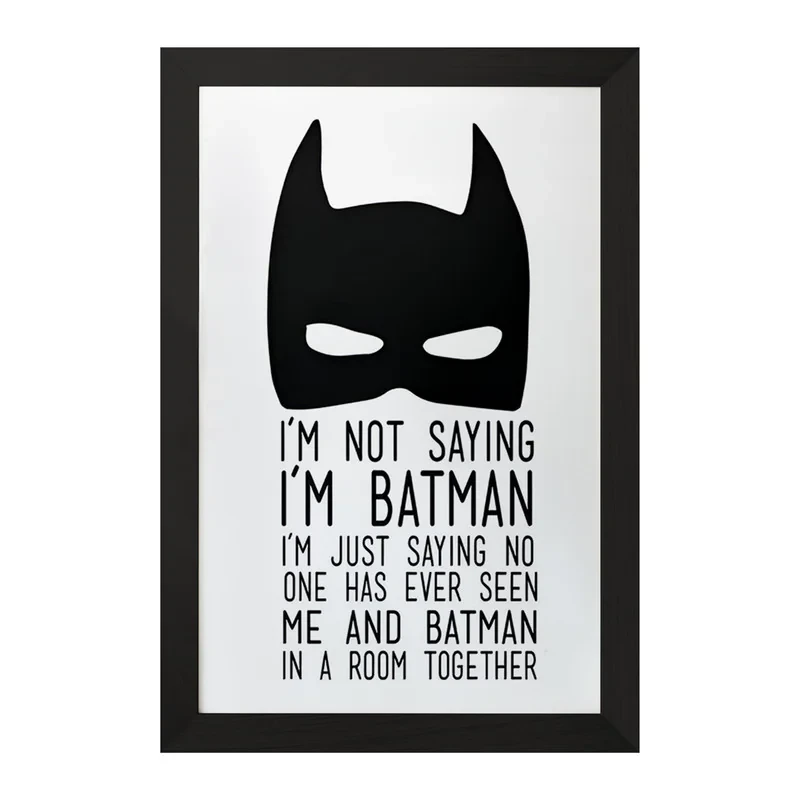تابلو خندالو مدل بتمن (Batman) کد F3976