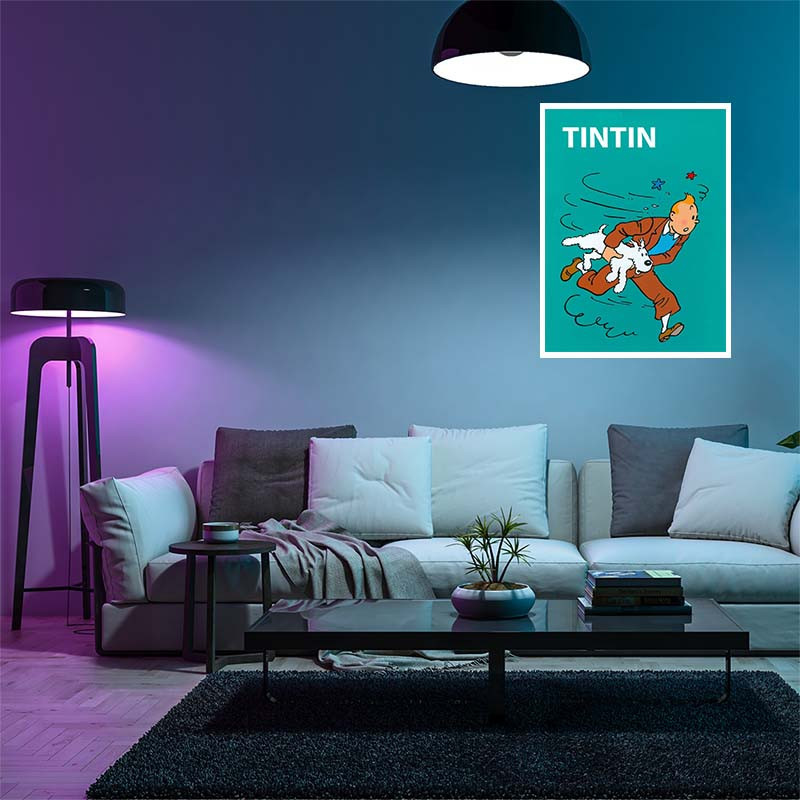 پوستر کارنيکا طرح ماجراهای تن‌تن tin tin کد 30389 مجموعه 8 عددی