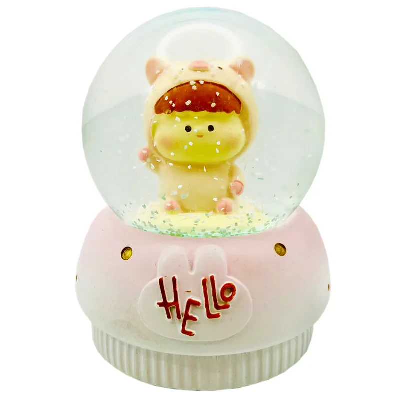 گوی مدل چراغدار HELLO طرح baby خوک کد C1623.11.S300