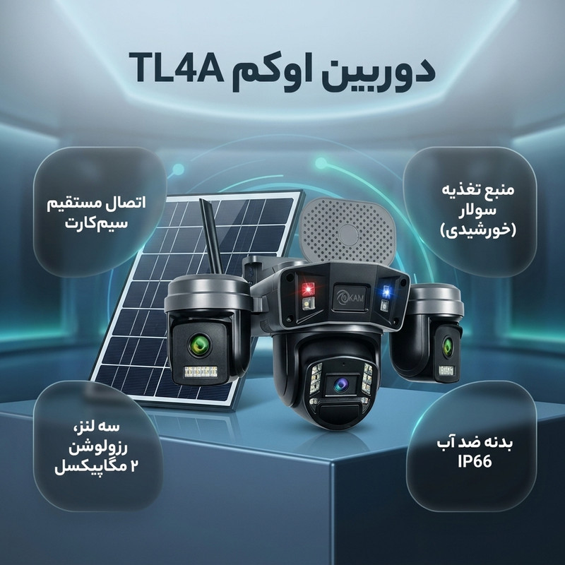 دوربین مداربسته تحت شبکه اوکم مدل TL4A