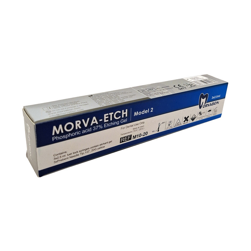 ژل اسید فسفریک مروابن مدل Morva Etch حجم 3 میلی لیتر بسته 3 عددی