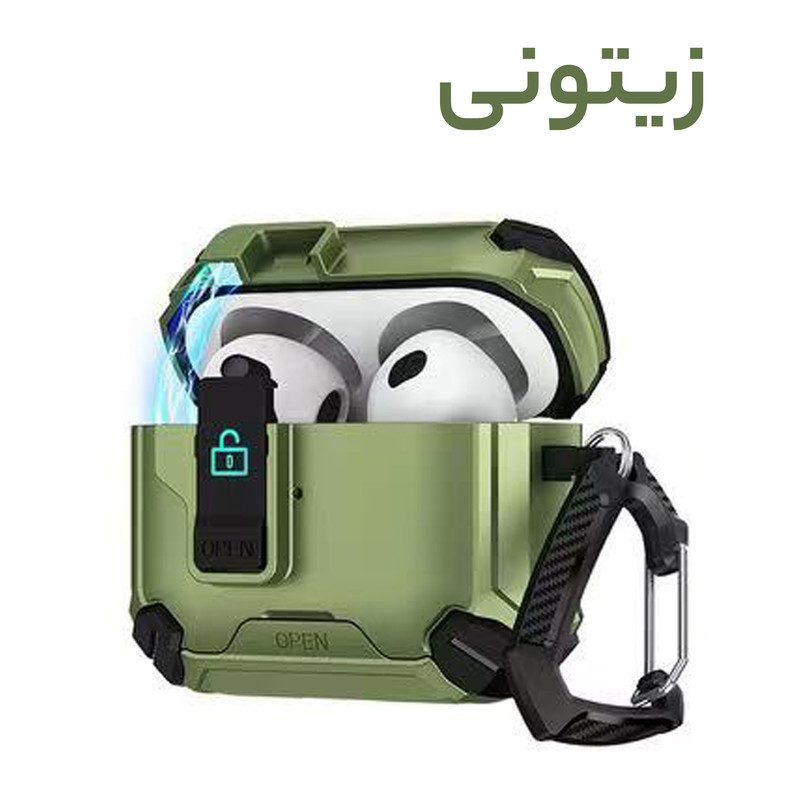 کاور سامورایی مدل Quad-22 مناسب برای کیس اپل ایرپاد Airpods 4
