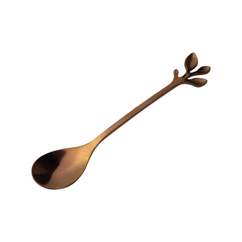 قاشق چای خوری مدل برگ کد 501 بسته 6 عددی