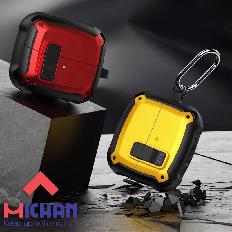 کاور میچان مدل Shild Lock مناسب برای کیس سامسونگ Galaxy buds 3 3 pro