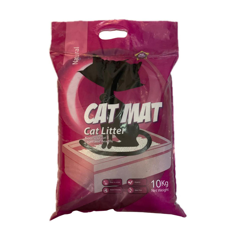 خاک بستر گربه کت مت مدل M-VATE202 وزن 10 کیلوگرم