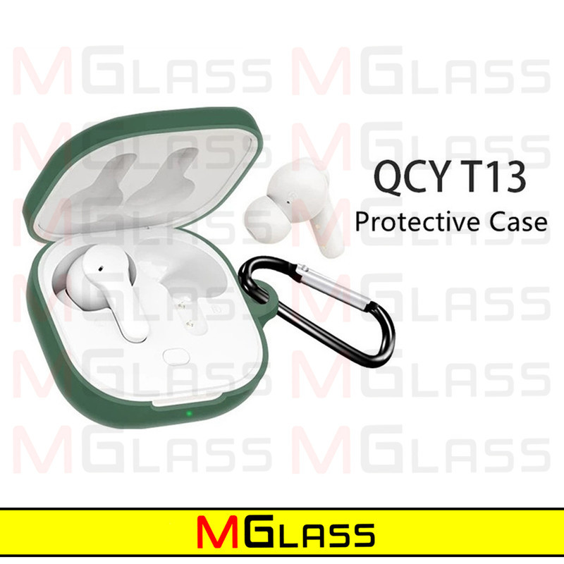 کاور ام‌گلس مدل Silicon-MG مناسب برای کیس هدفون بی سیم کیو سی وای T13 ANC