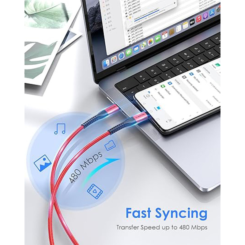 کابل  USB-C لنشن مدل CCT 100W طول 3 متر
