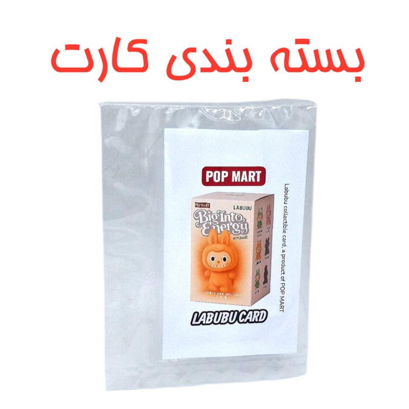 کارت اسباب بازی شانسی لبوبو مدل Labubu Brown