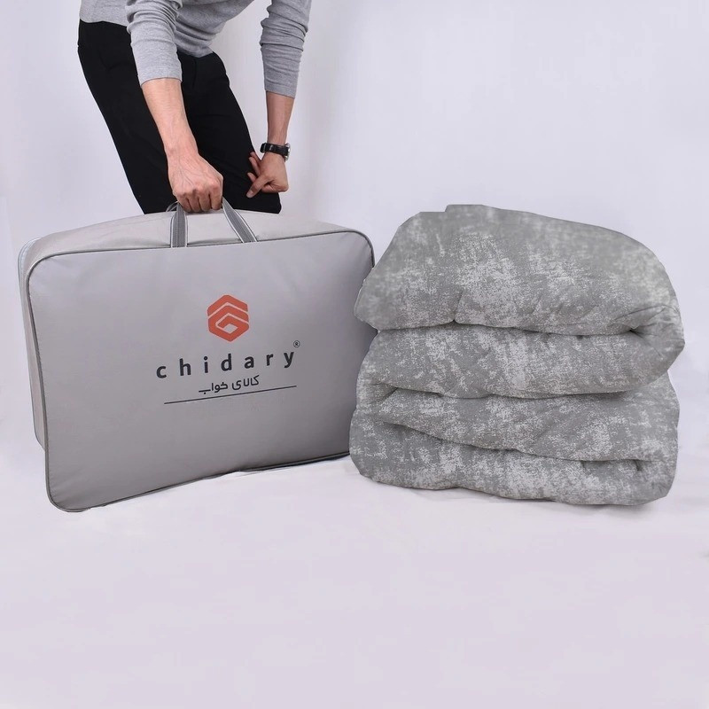 لحاف چیداری مدل پتینه یک نفره سایز 160x220 سانتی متر