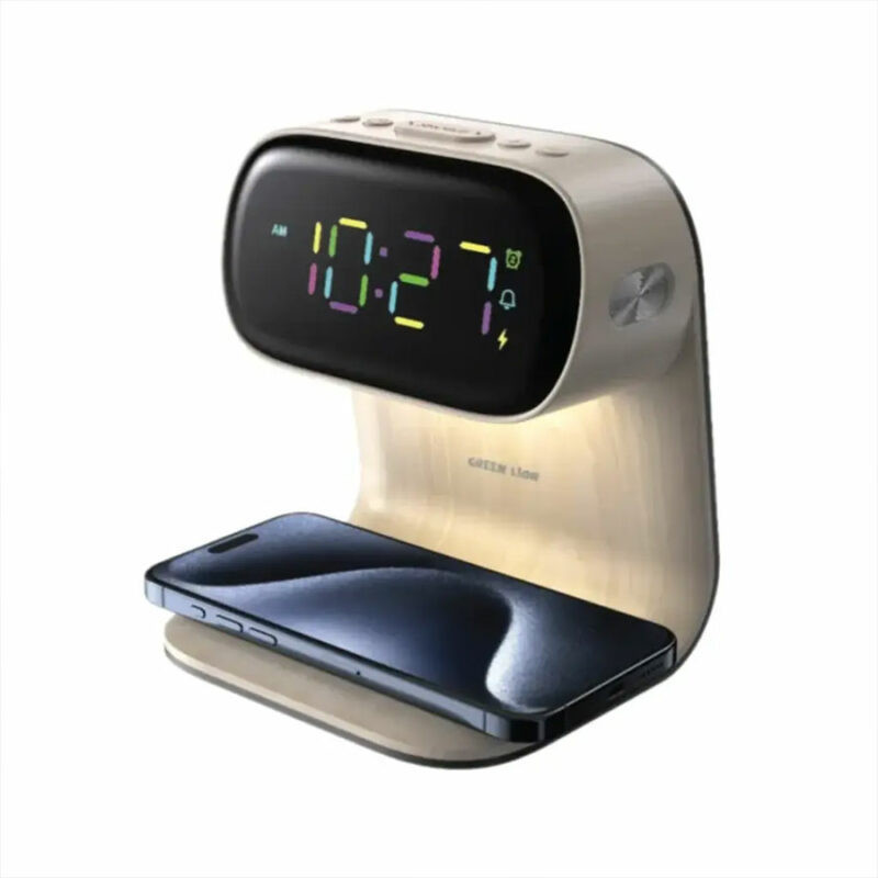 پایه نگهدارنده گوشی موبایل گرین لاین مدل BEDSIDE CLOCK