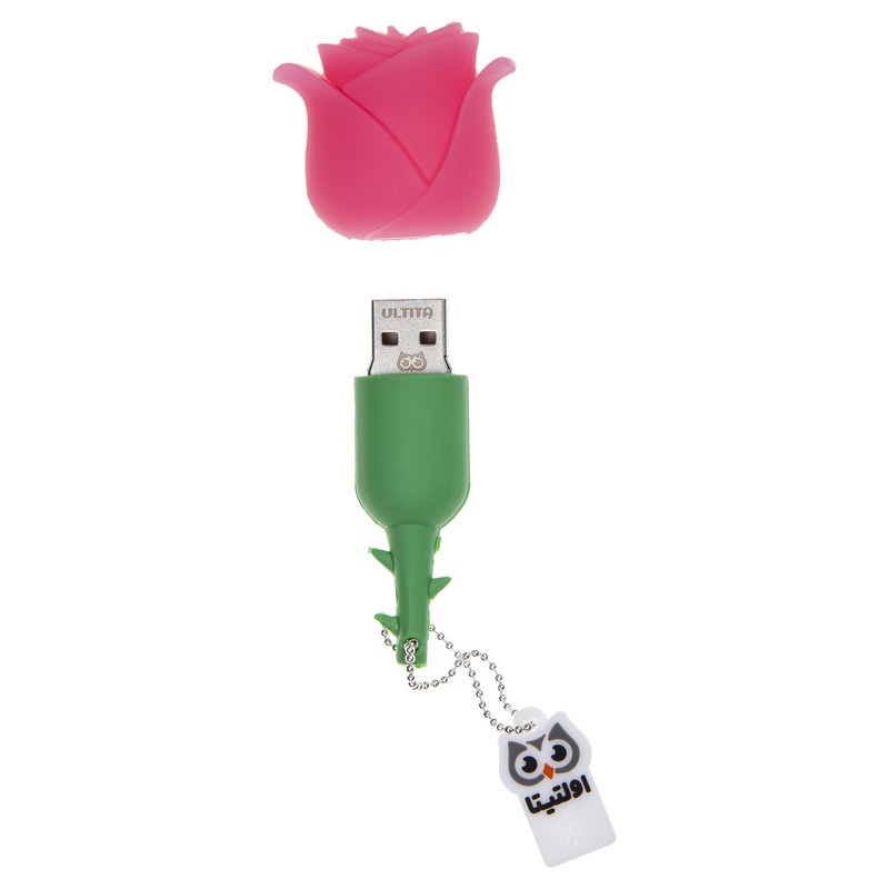 فلش مموری  Usb 2.0 اولتیتا مدل گل رز  ظرفیت 128 گیگابایت