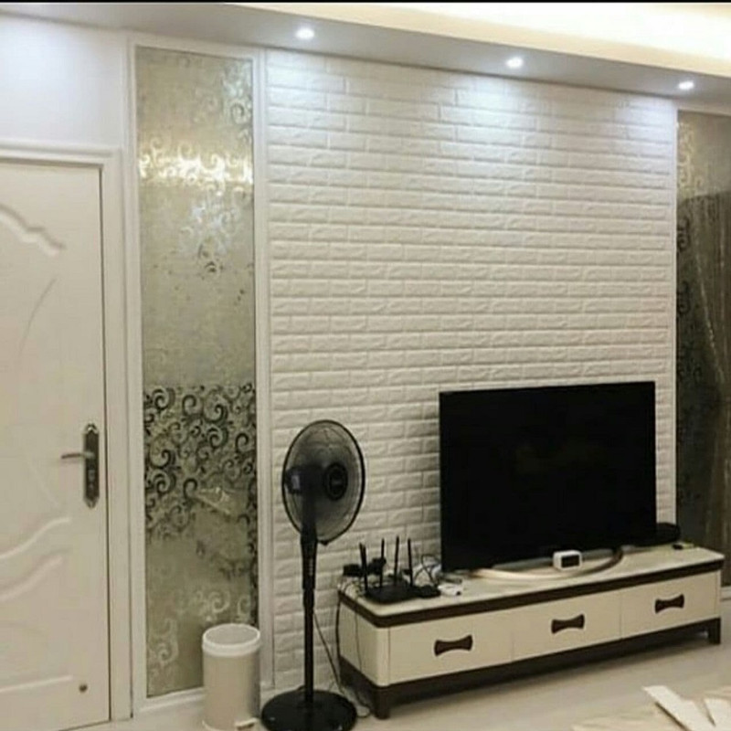دیوارپوش طرح آجری بسته 4 عددی