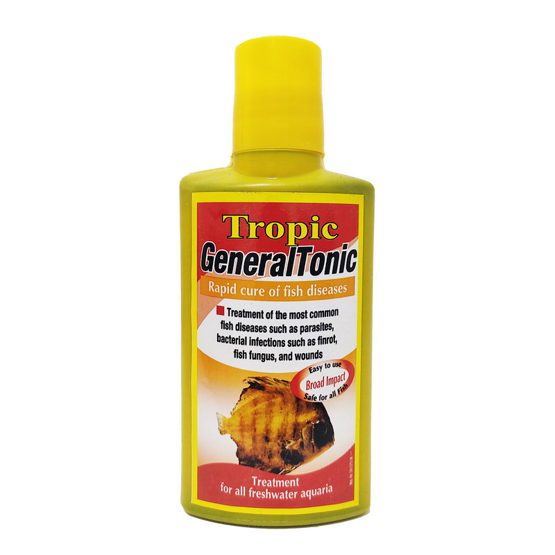 محلول آماده ساز آب آکواریوم تروپیک مدل Generaltonic کد E05 حجم 250 میلی لیتر