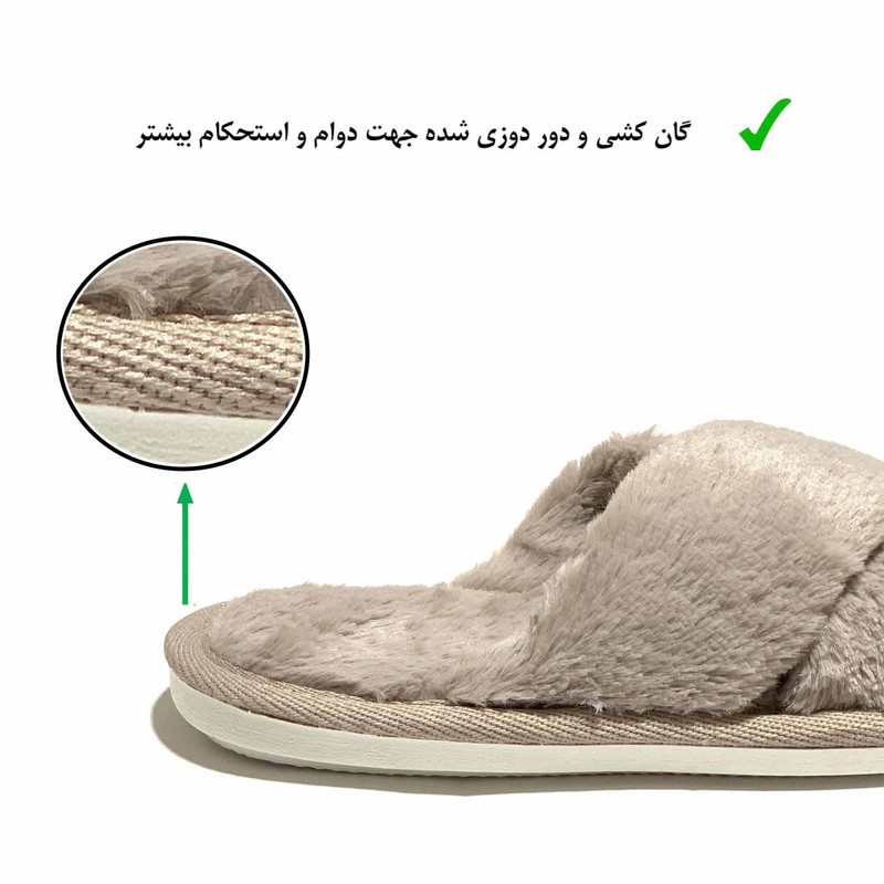 دمپایی روفرشی نیکتا مدل 12000-1-GY