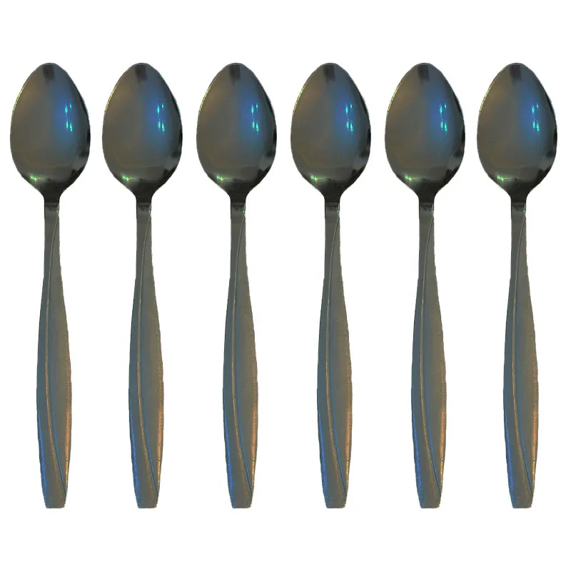 قاشق چای خوری مدل مانسی مجموعه 6 عددی