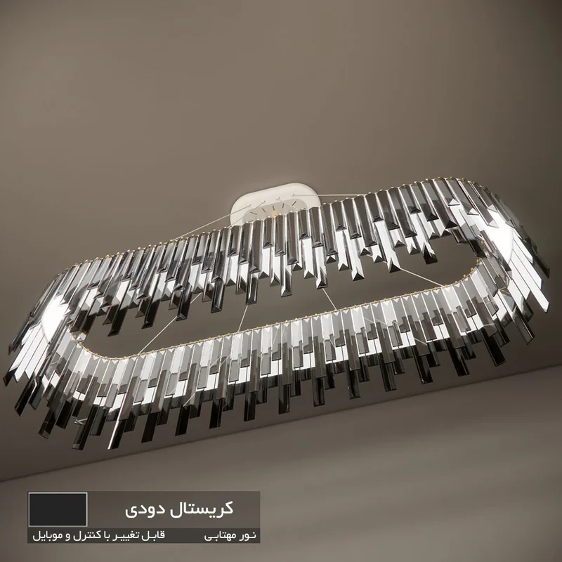 لوستر نورکیا مدل لاینر قندیلی کد 1Ln-90G