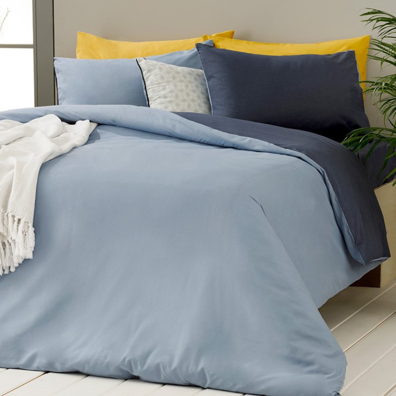 سرویس ملحفه انگلیش هوم مدل Plain دو نفره 4 تکه