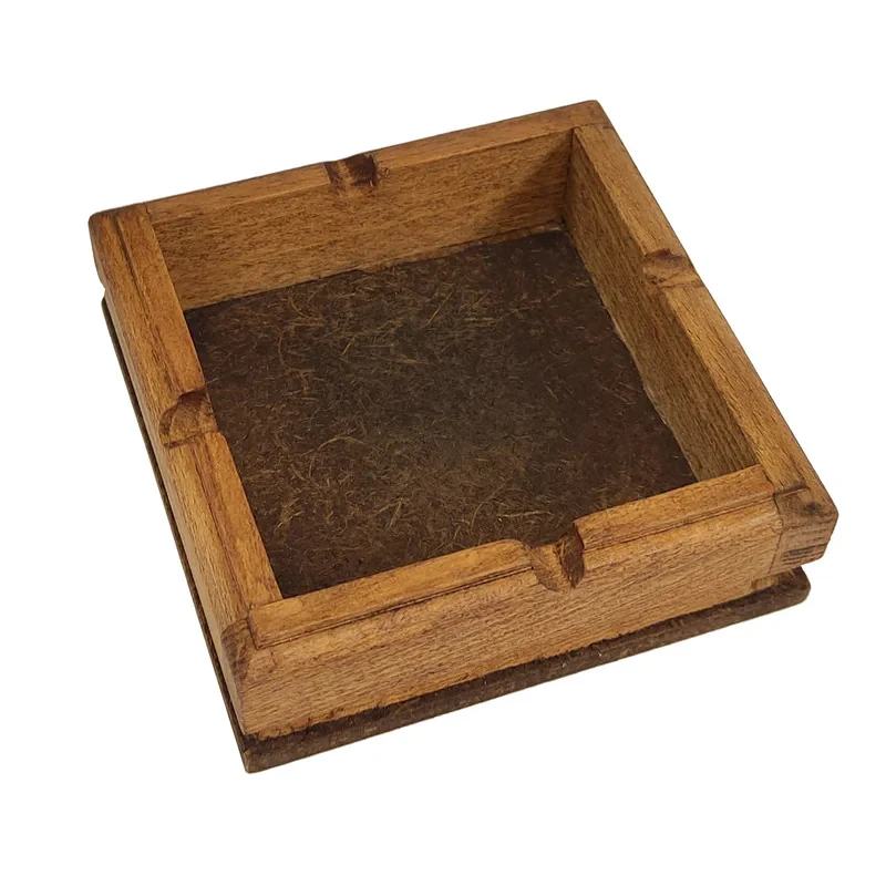زیرسیگاری مدل چوبی مربع کد 01