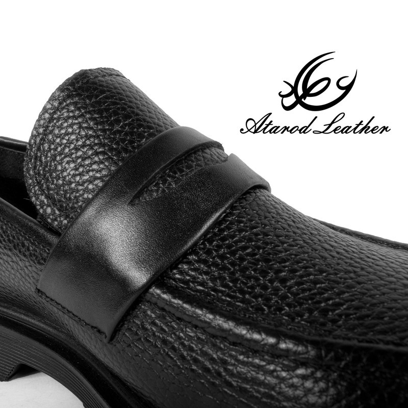 کفش مردانه چرم عطارد مدل  چرم طبیعی کد SH190