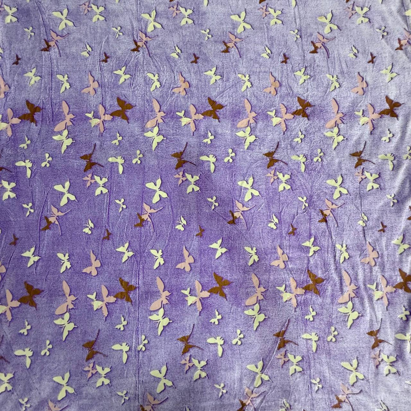 پتو مسافرتی 1 نفره مدل پروانه سایز 200x150 سانتی‌متر